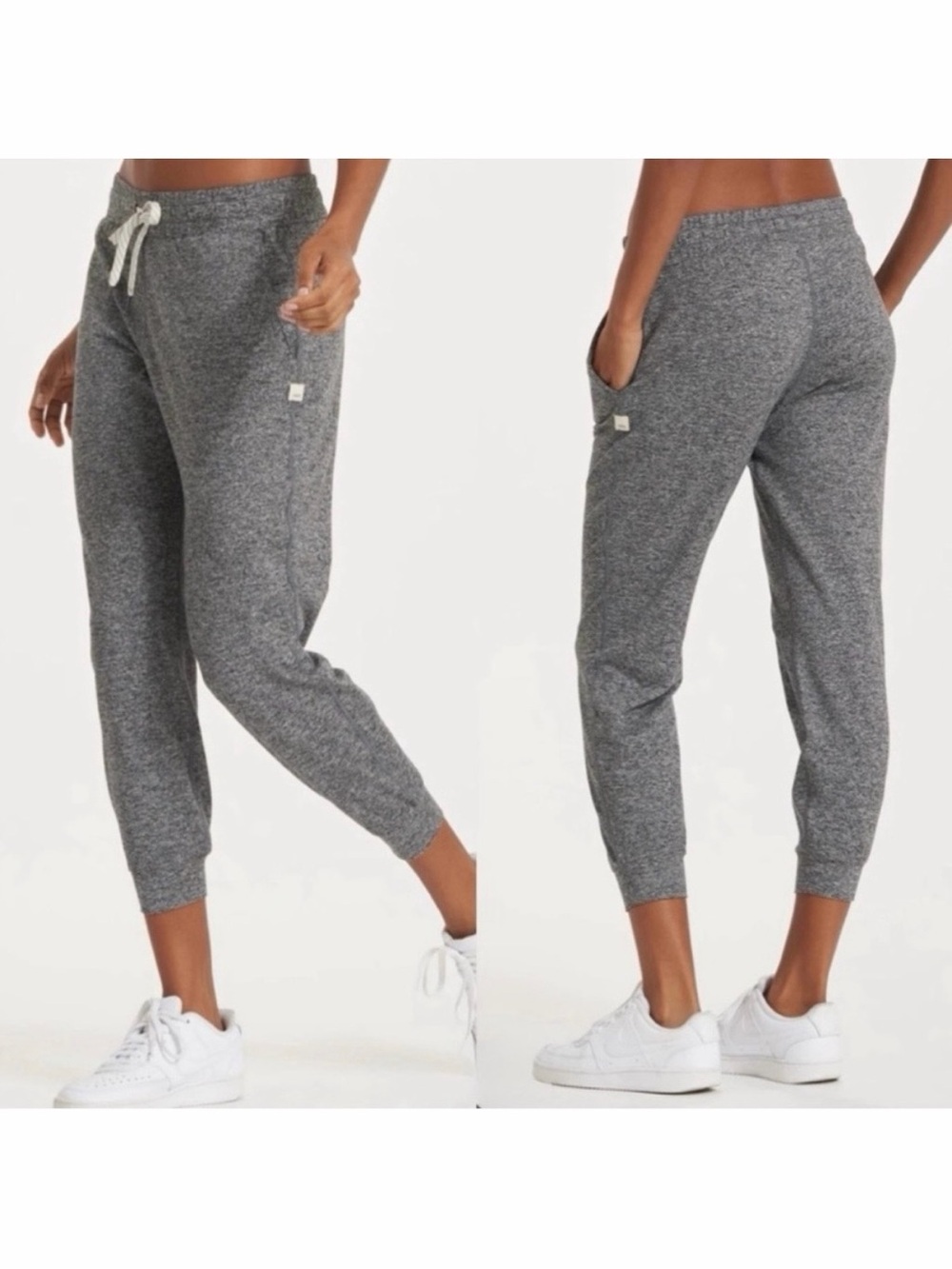Vuori Performance DreamKnit Jogger Pants in Heather Grey Size XS